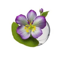 Watercolor Flower, Ai Generated png