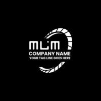 MLM letter logo creative design with vector graphic, MLM simple and modern logo. MLM luxurious alphabet design