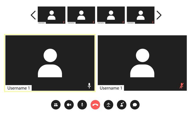 Zoom Meeting Template Vector Art, Icons, and Graphics for Free Download