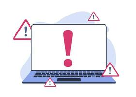 Error. Laptop has a problem with system application vector