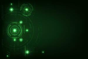 Vector hi-tech commucation concept. Futuristic sci-fi technology abstract background.
