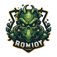 Gaming mascot logo free png, Ai Generative png