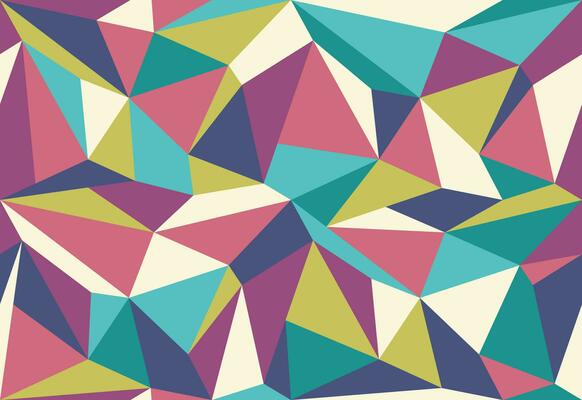 Vector seamless geometric polygon pattern.