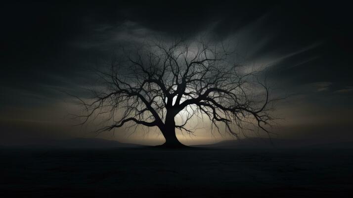 Tree Alone Dark Evening 4k Tree Alone Dark Evening 4k wallpapers