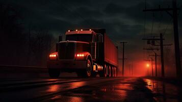 Outline of a vehicle at a train intersection. silhouette concept photo