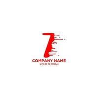 seven blood logo design vector