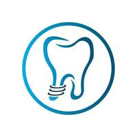 dental implant logo vector
