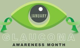 Glaucoma awareness month. background, banner, card, poster, template. Vector illustration.