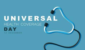 Universal Health Coverage Day. background, banner, card, poster, template. Vector illustration.