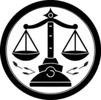 Justice - High Quality Vector Logo - Vector illustration ideal for T-shirt graphic