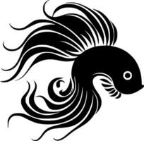 pescado - minimalista y plano logo - vector ilustración