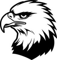 Eagle - Black and White Isolated Icon - Vector illustration