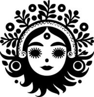 boho, minimalista y sencillo silueta - vector ilustración