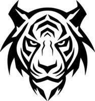 tigre, minimalista y sencillo silueta - vector ilustración