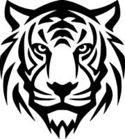 tigre, minimalista y sencillo silueta - vector ilustración