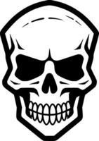 Skull, Minimalist and Simple Silhouette - Vector illustration