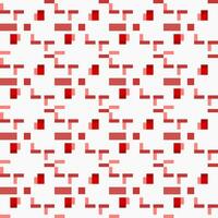 seamless pattern with red squares on white background. vector