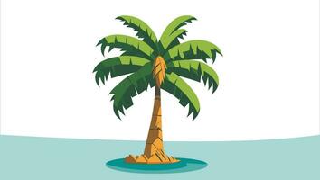 vector de palmera