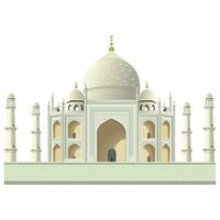 taj mahal agra vector