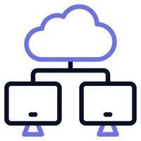 repartido informática icono vector