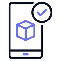 Blockchain Verification Icon vector