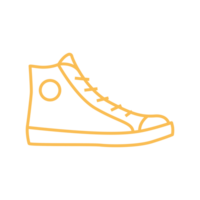 illustration of trendy sneakers png