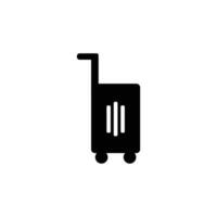 Suitcase icons, Pack possibilities with our suitcase icons. Blend of style and functionality for travel-themed designs. vector