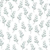 vector simple cute leaf pattern for background