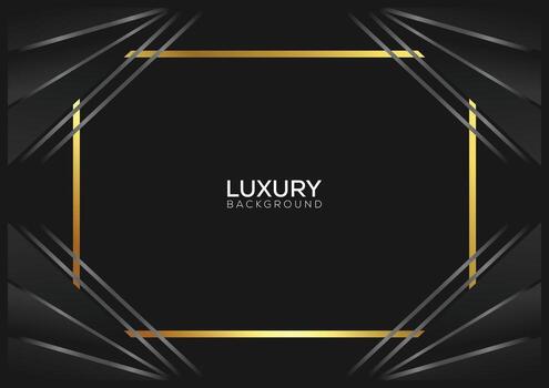 luxury frame background design elegant gradient vector