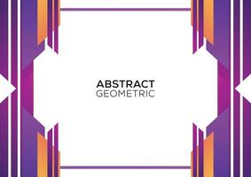 colorful geometric line background design modern vector