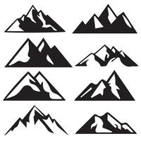 montaña vector formas para logos