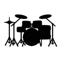 Drummer Silhouettes Drummer vector