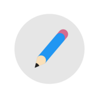 conception d'icône de crayon png