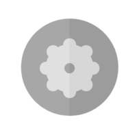 gear setting icon button png