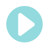 simple video play button icon png