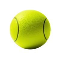 Yellow tennis ball isolated png