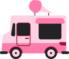 hand drawn ice cream car png