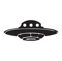 Ufo vector illustration unidentified flying object saucer cosmic vessel