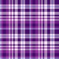 Textile check pattern of seamless texture vector with a tartan background fabric plaid.