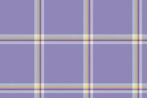 Plaid background, check seamless pattern in blue. Vector fabric texture for textile print, wrapping paper, gift card or wallpaper.