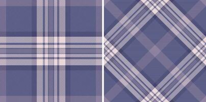 Textile vector fabric of background plaid texture with a check tartan pattern seamless.