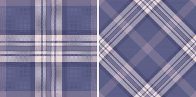 Textile vector fabric of background plaid texture with a check tartan pattern seamless.