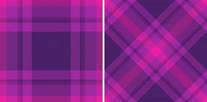 Texture fabric seamless of check pattern textile with a plaid tartan background vector. vector