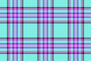 Plaid background, check seamless pattern in blue. Vector fabric texture for textile print, wrapping paper, gift card or wallpaper.