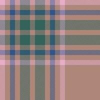 Plaid check pattern. Seamless fabric texture. Tartan textile print. vector