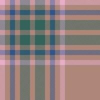 Plaid check pattern. Seamless fabric texture. Tartan textile print. vector