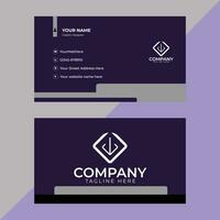 Corporate Modern Business Card Design vector