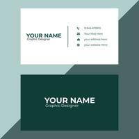 Simple and Clean Business Card vector