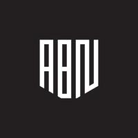 ABN letter geometric line logo design vector temlpate