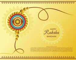 3 vector ilustración de contento raksha Bandhan antecedentes con texto espacio